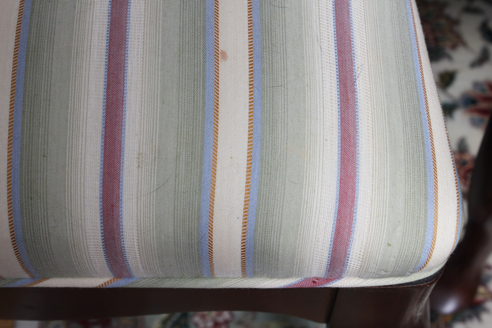 Set of "Queen Anne" Style Cherry Dining Chairs by Davis