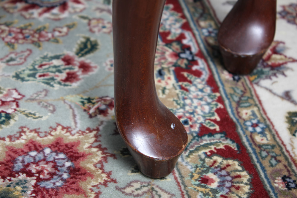 Set of "Queen Anne" Style Cherry Dining Chairs by Davis