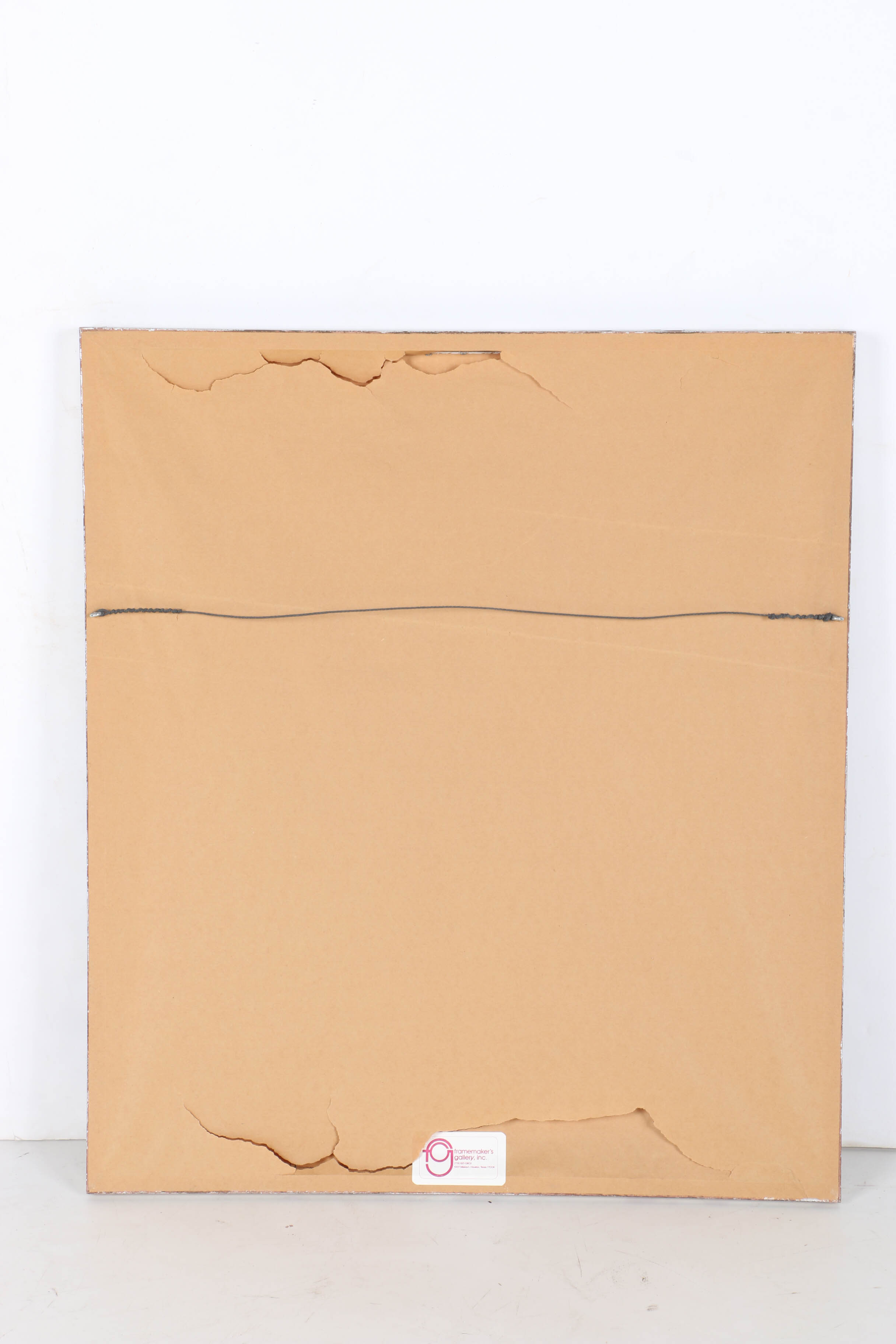 1981 Thom Kapheim Mixed Media Drawing "Lady & Shrimp Coat in Animal Rocker"