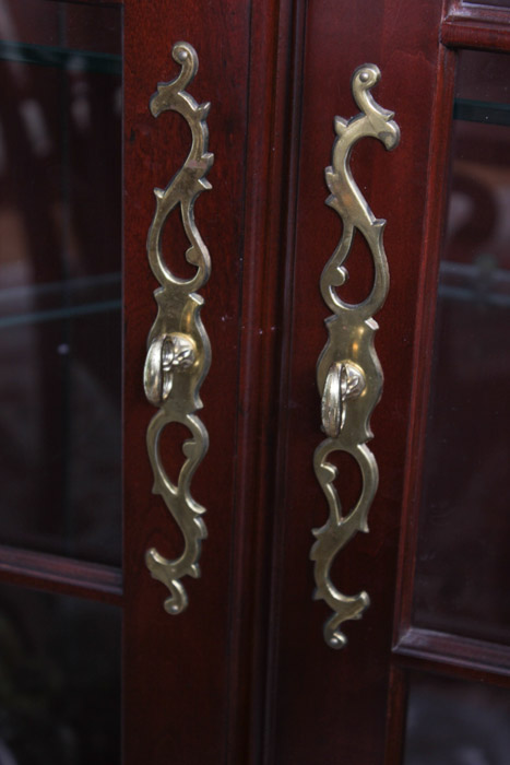 Mahogany Corner Cabinet