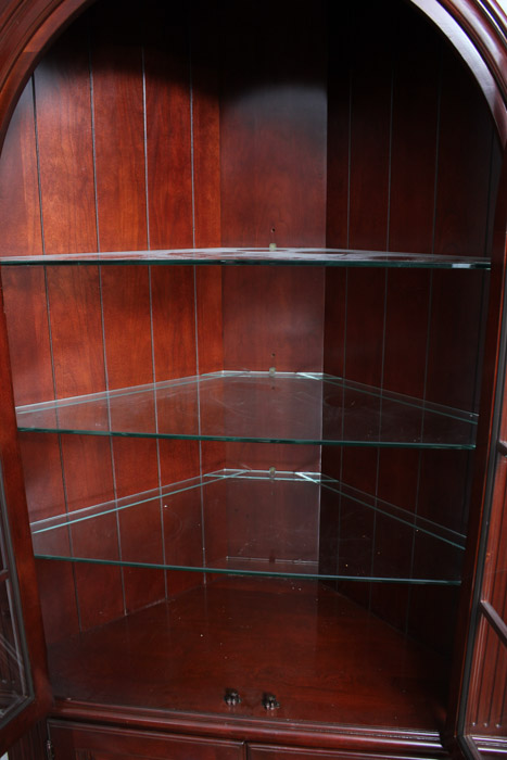 Mahogany Corner Cabinet