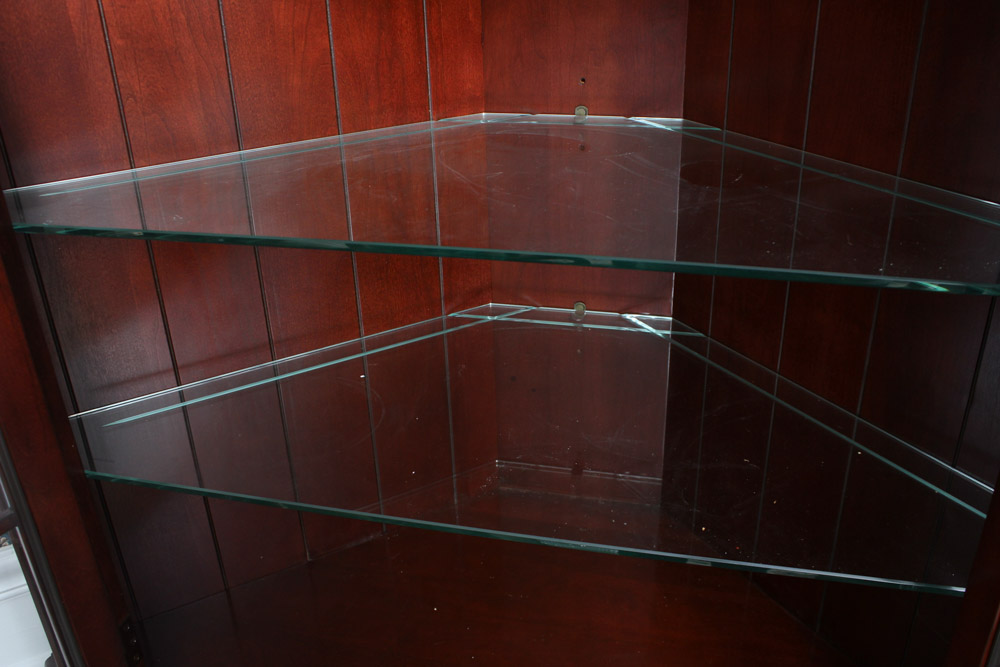 Mahogany Corner Cabinet