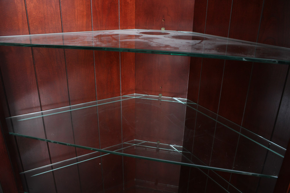 Mahogany Corner Cabinet