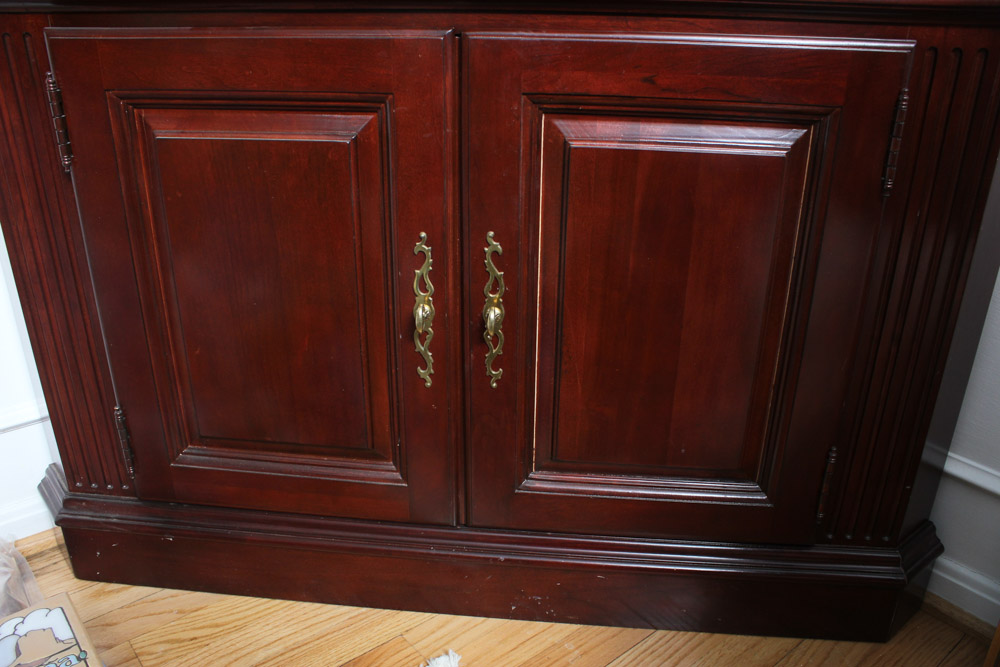 Mahogany Corner Cabinet