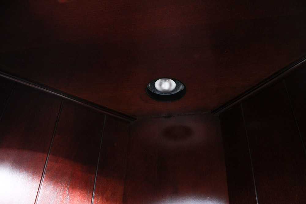 Mahogany Corner Cabinet