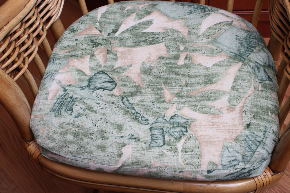 Pair of Rattan Bar Chairs