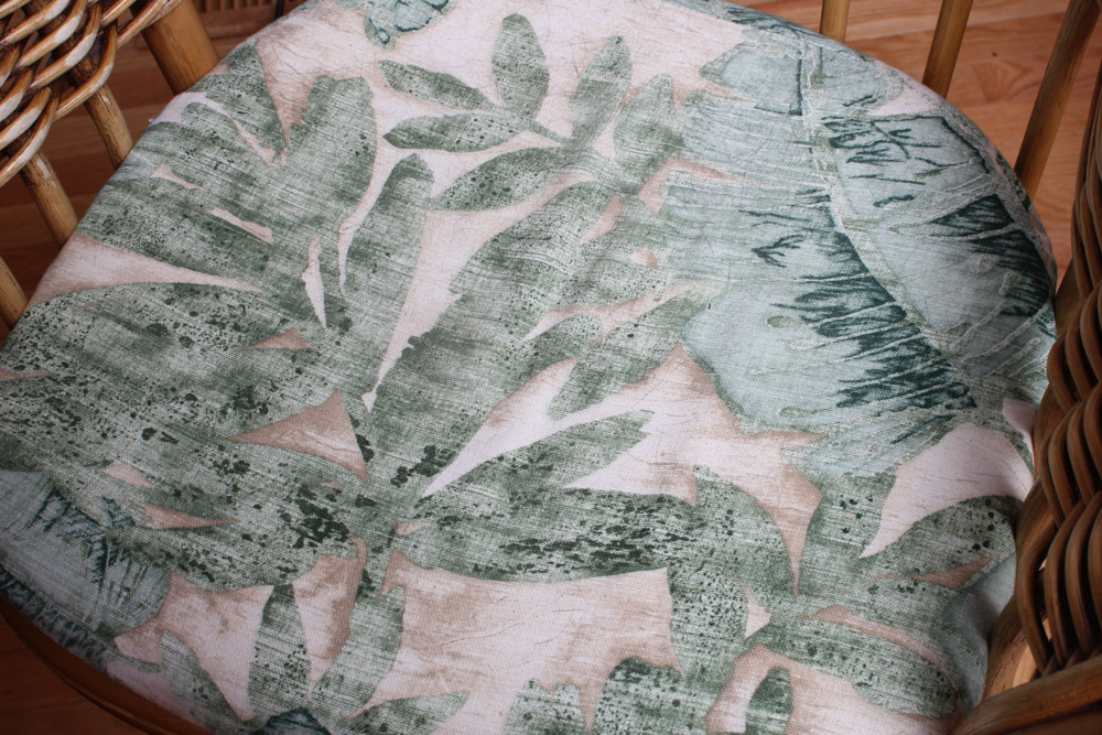 Pair of Rattan Bar Chairs