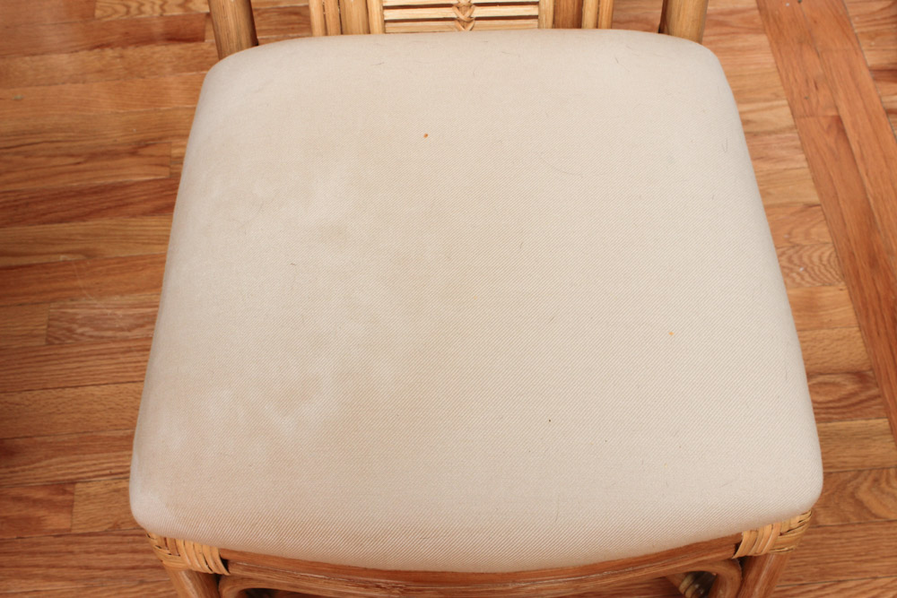 Glass Top Rattan Table and Chairs