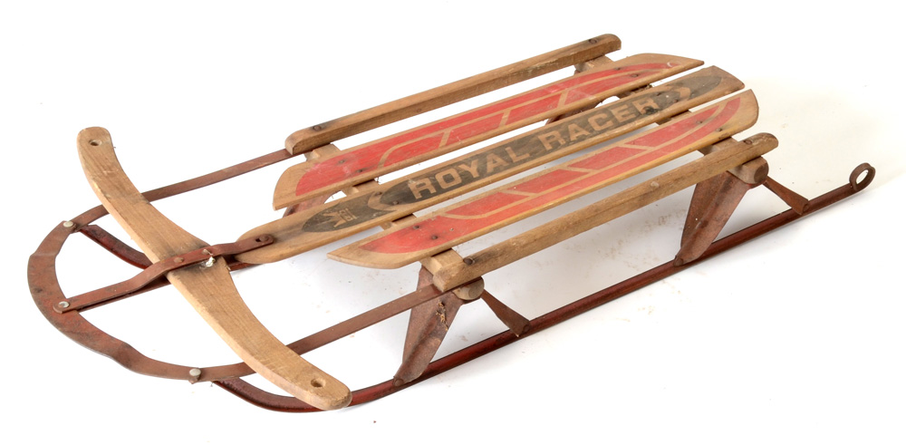 Pair of Vintage Royal Racer Sleds