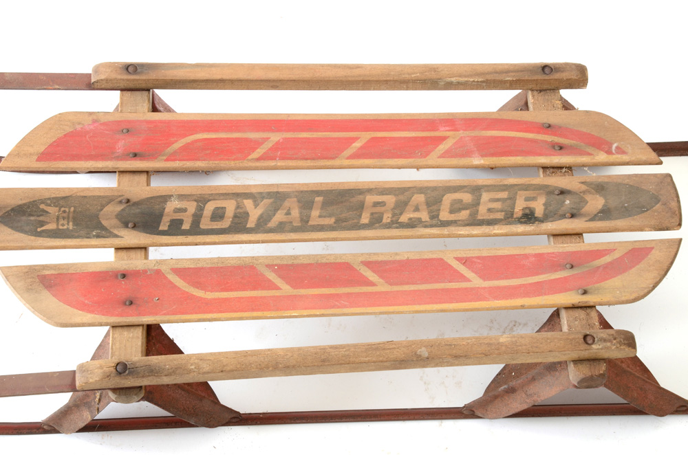 Pair of Vintage Royal Racer Sleds