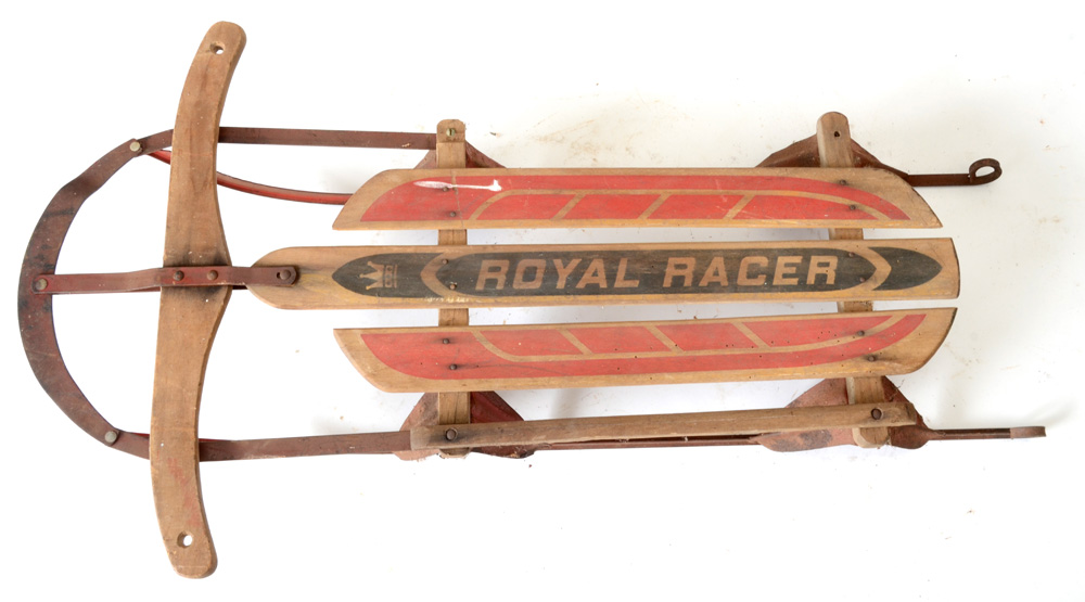 Pair of Vintage Royal Racer Sleds