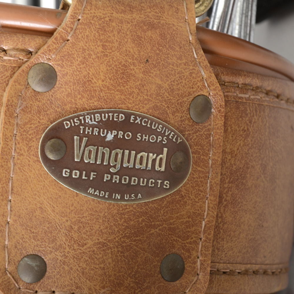 Set of H&B Model 10 Vintage Golf Clubs with Bag