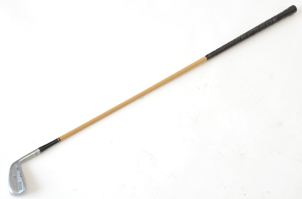 Set of H&B Model 10 Vintage Golf Clubs with Bag