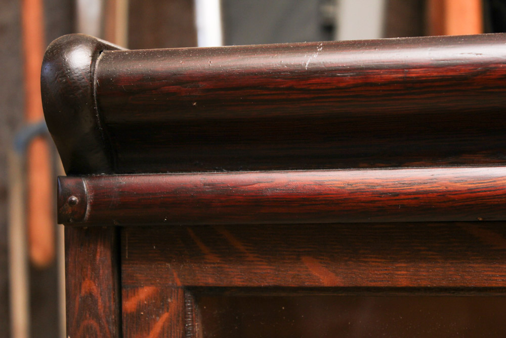 Vintage Oak Barrister Bookcase