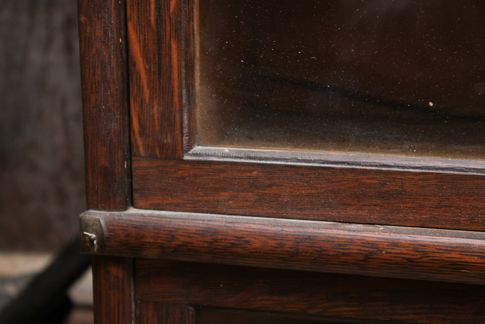 Vintage Oak Barrister Bookcase