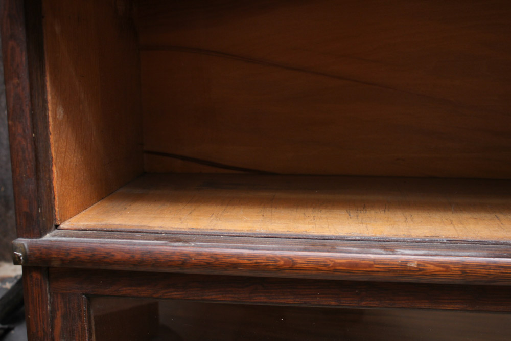 Vintage Oak Barrister Bookcase