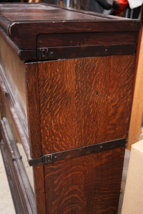 Vintage Oak Barrister Bookcase