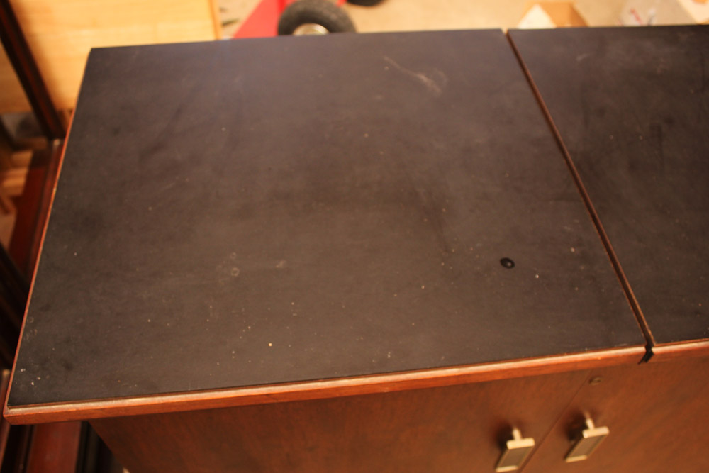 Mid Century Modern Wooden Bar Cabinet