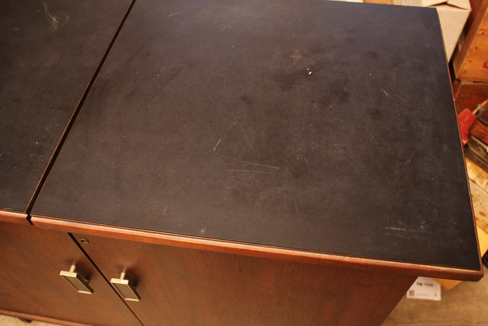 Mid Century Modern Wooden Bar Cabinet