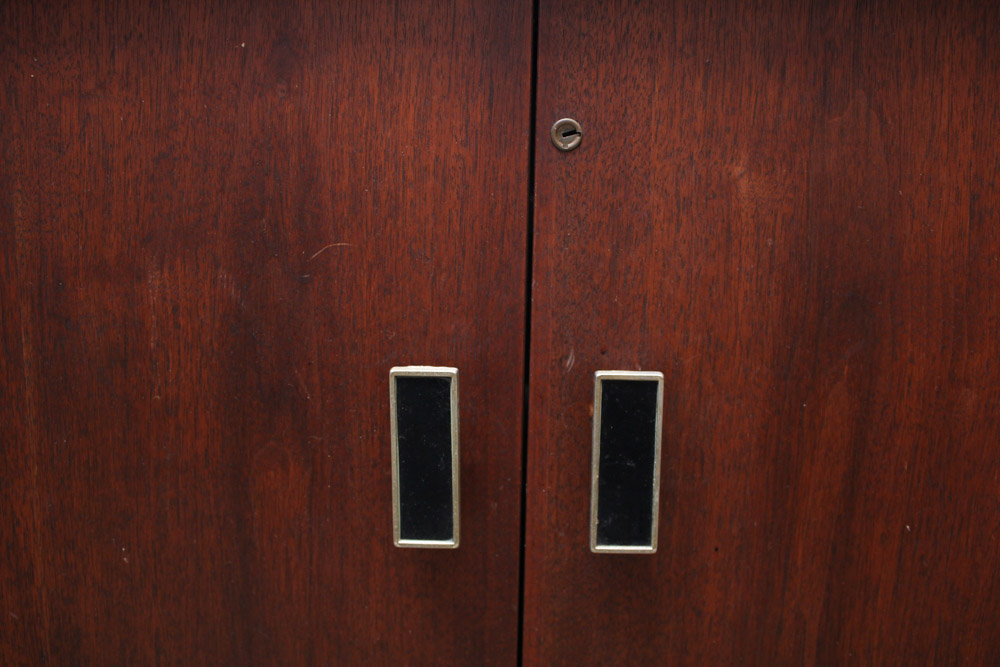 Mid Century Modern Wooden Bar Cabinet