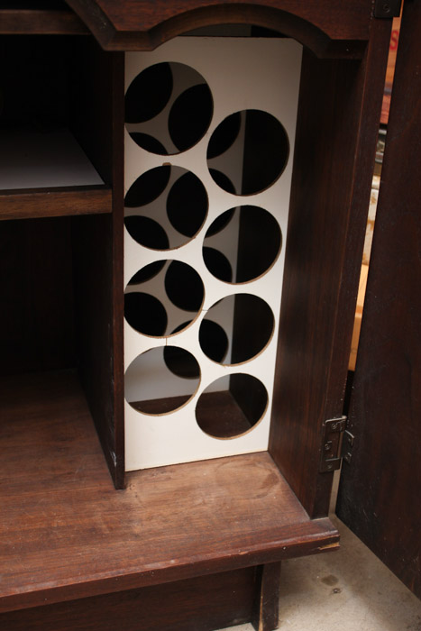 Mid Century Modern Wooden Bar Cabinet