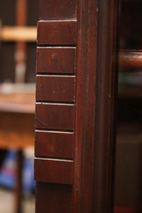 Antique Eastlake Walnut Bookcase Cabinet