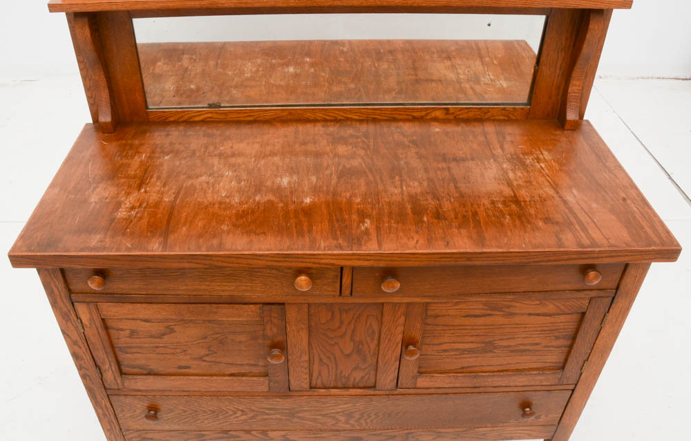 Antique Oak Buffet