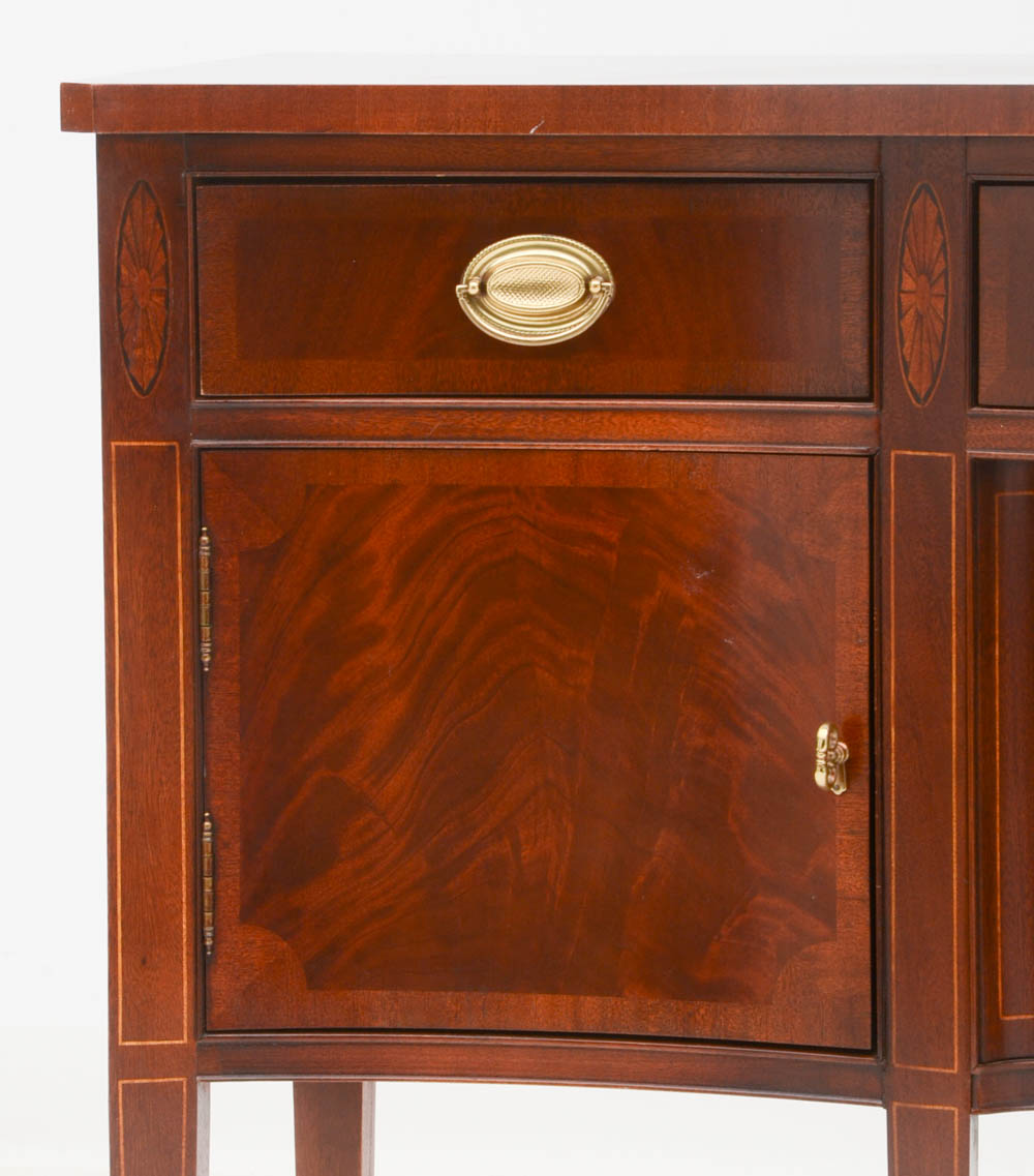 Hickory Chair Serpentine Mahogany Sideboard