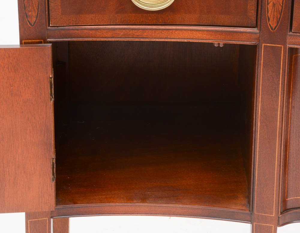 Hickory Chair Serpentine Mahogany Sideboard