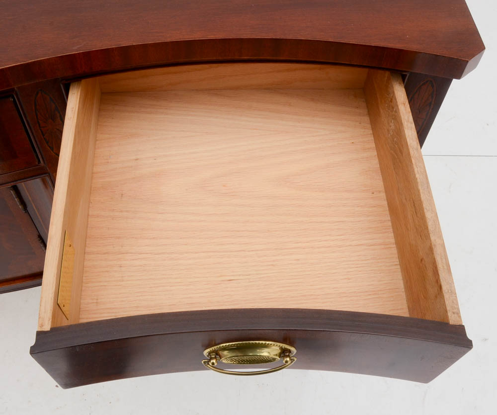 Hickory Chair Serpentine Mahogany Sideboard
