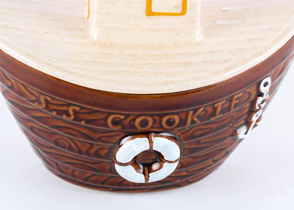 Vintage McCoy Tugboat Cookie Jar
