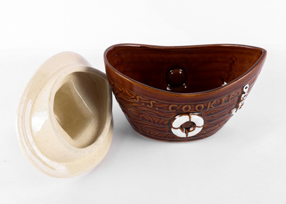 Vintage McCoy Tugboat Cookie Jar