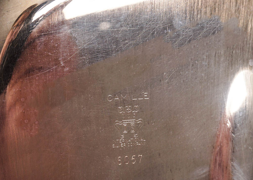 "Camille" Silver Plated Tree of Life Serving Platter by International Silver