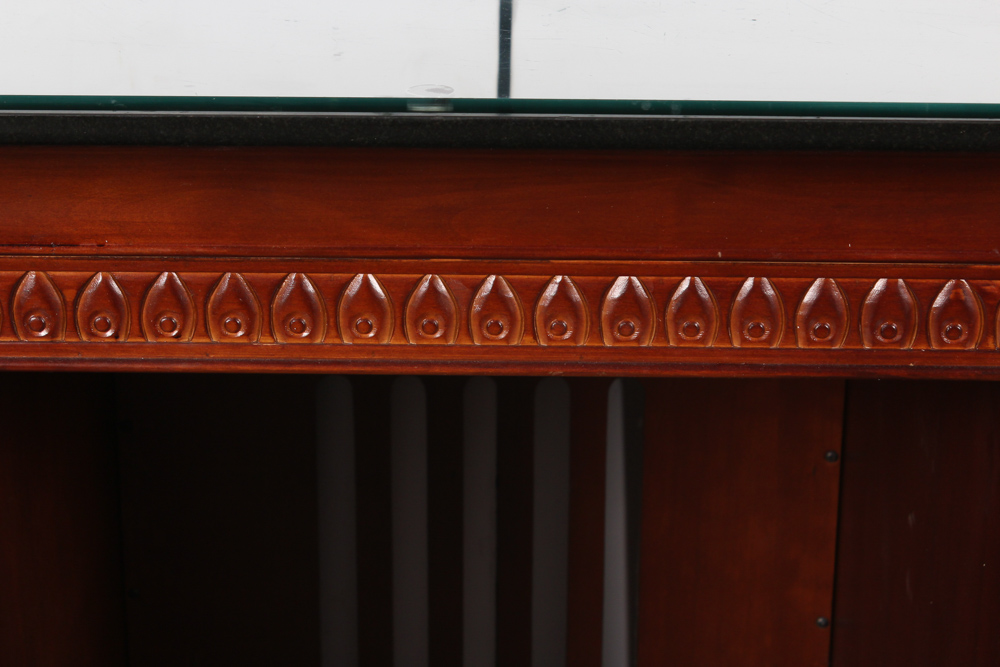 CF Kent Granite Top Cherry Veneer Sideboard