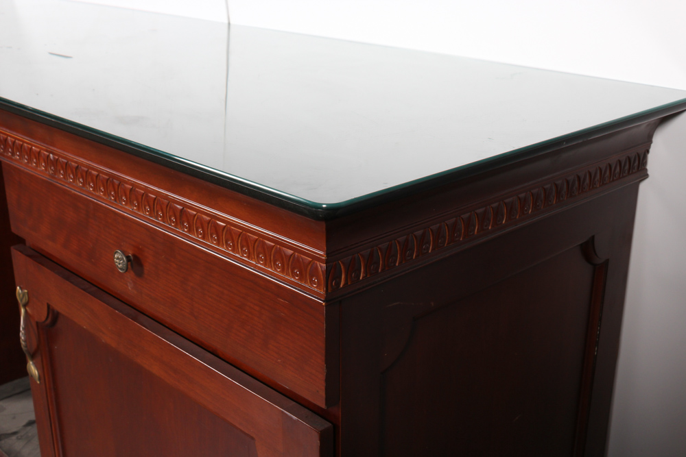 CF Kent Granite Top Cherry Veneer Sideboard