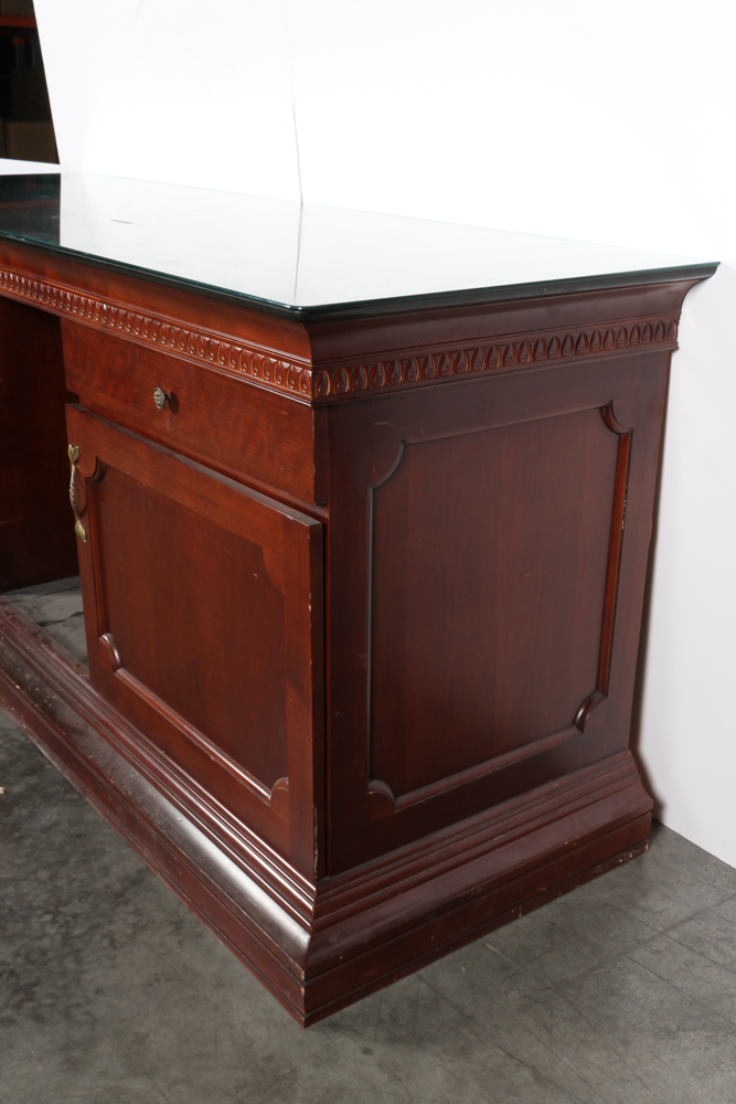 CF Kent Granite Top Cherry Veneer Sideboard