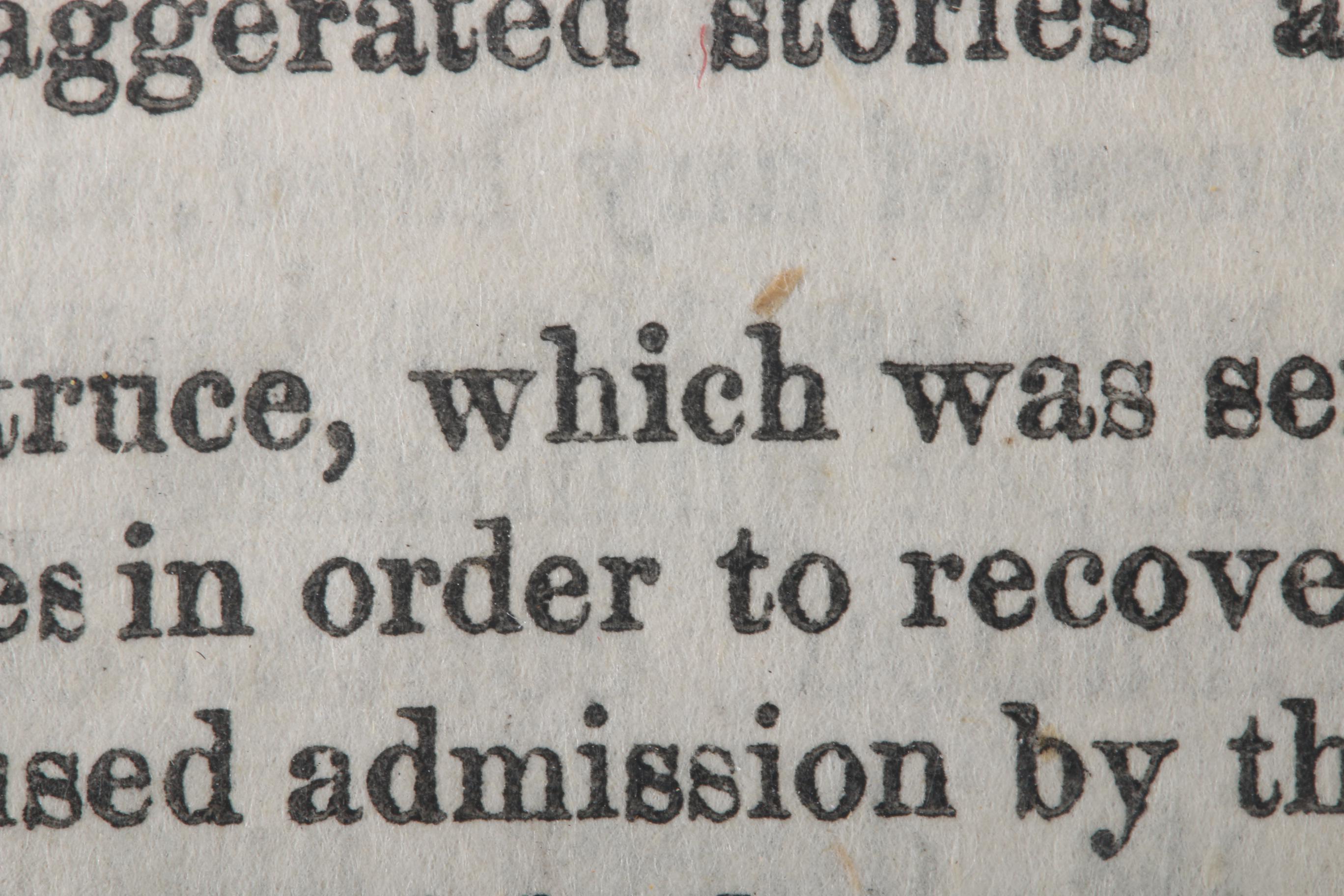 1861 "New York Tribune" Newspaper Excerpt Covering First Battle of Bull Run