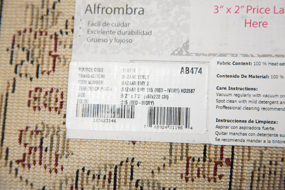 Machine Made Turkish Area Rug