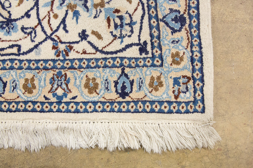 Hand-Knotted Nain Area Rug