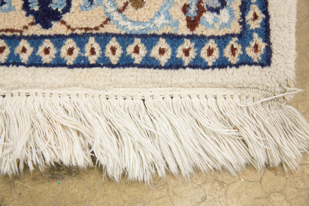 Hand-Knotted Nain Area Rug