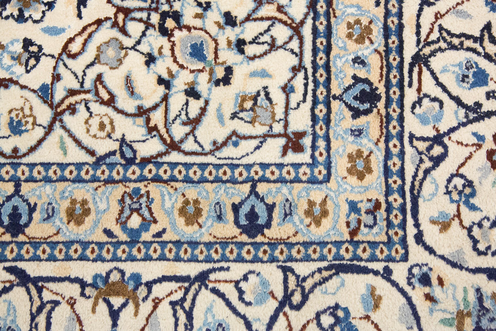 Hand-Knotted Nain Area Rug