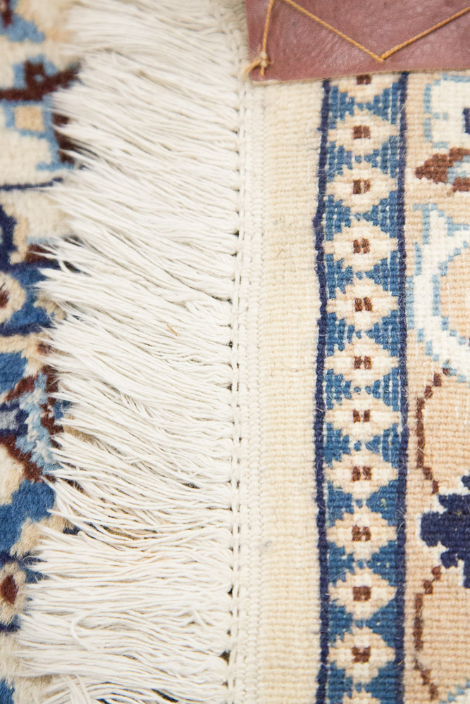 Hand-Knotted Nain Area Rug