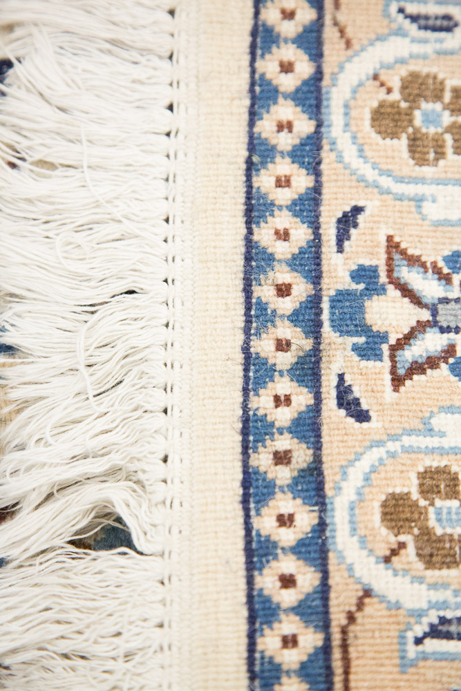 Hand-Knotted Nain Area Rug