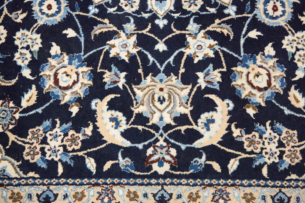 Hand-Knotted Nain Area Rug