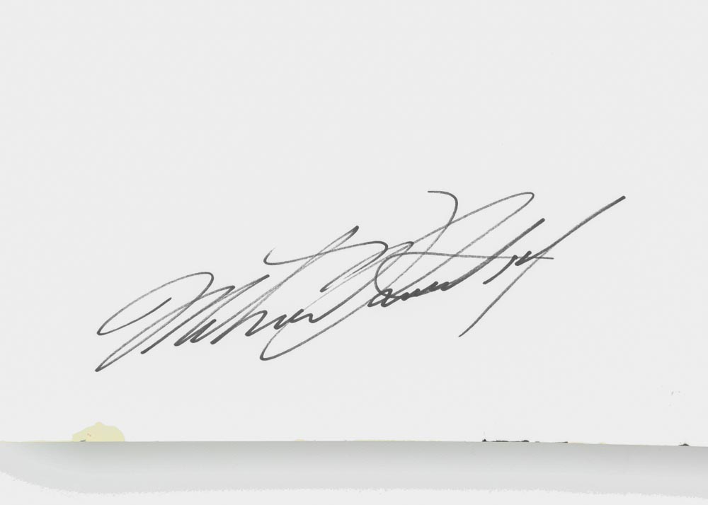 Michael Kulick Original Painting on Poster Board