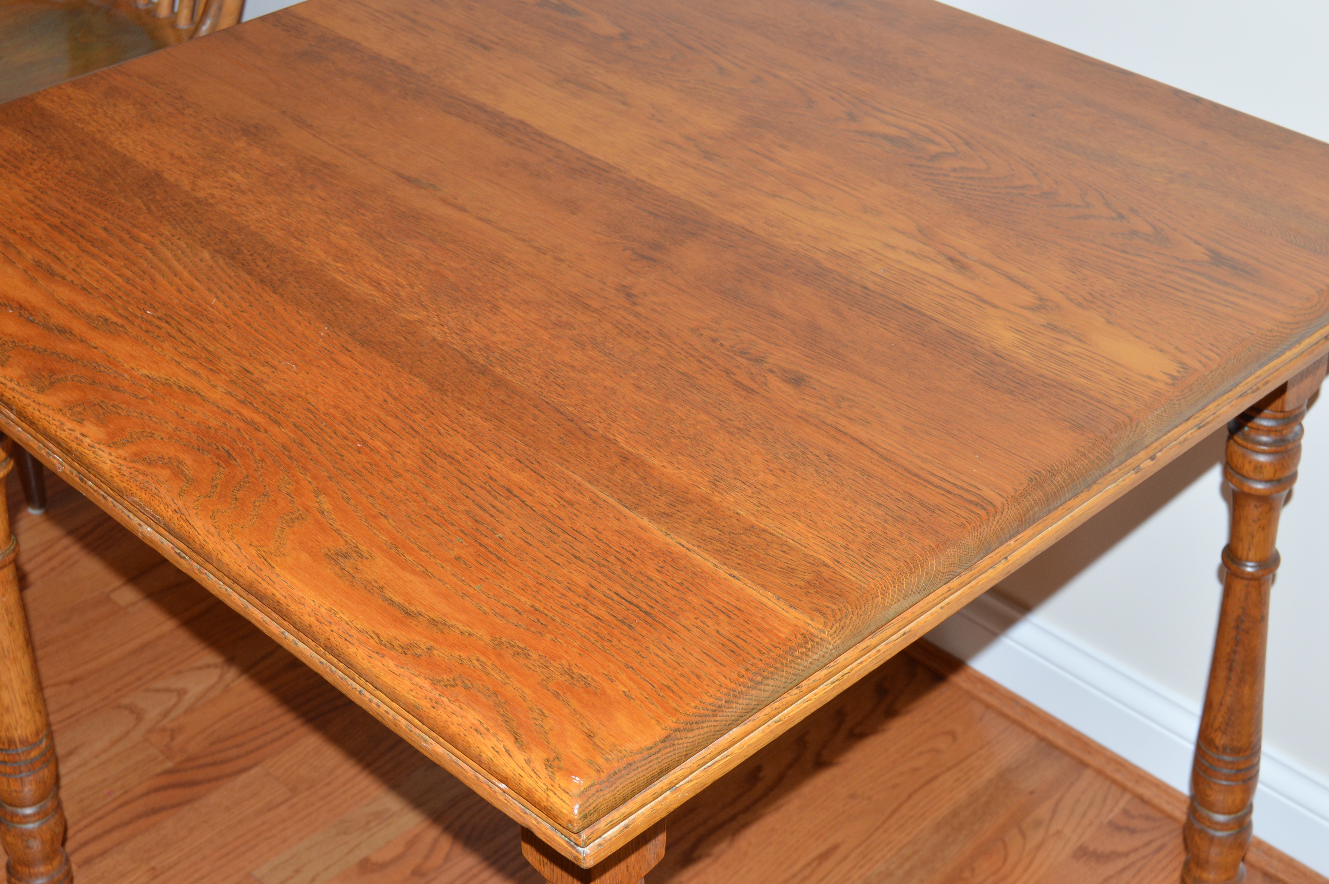 Oak Kitchen Table and Dining Chairs