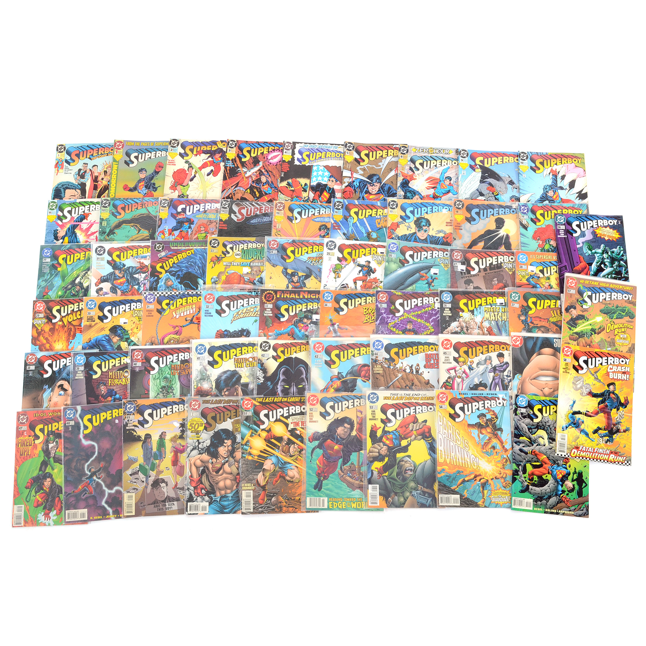 DC "Superboy" Second and Third Series Comics