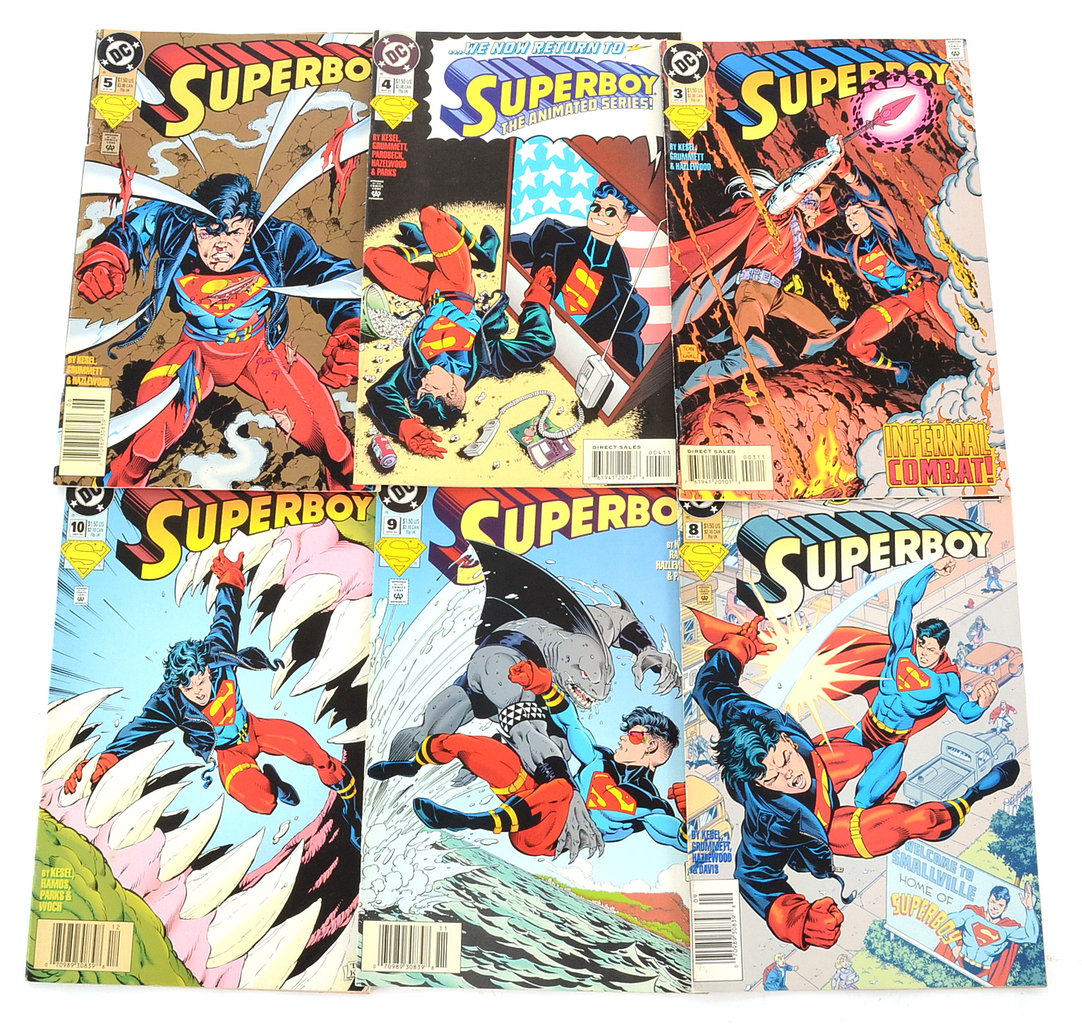 DC "Superboy" Second and Third Series Comics