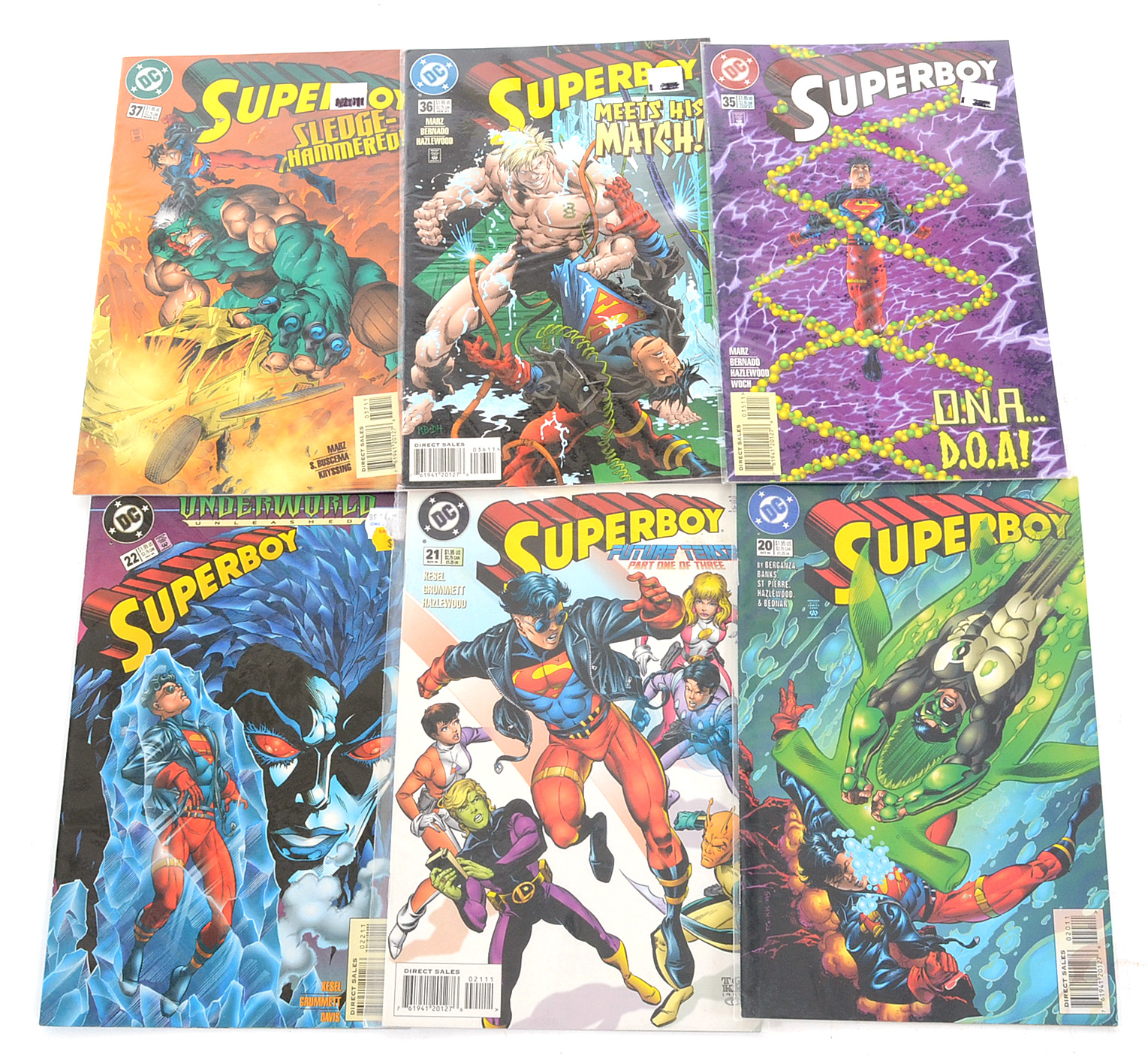 DC "Superboy" Second and Third Series Comics