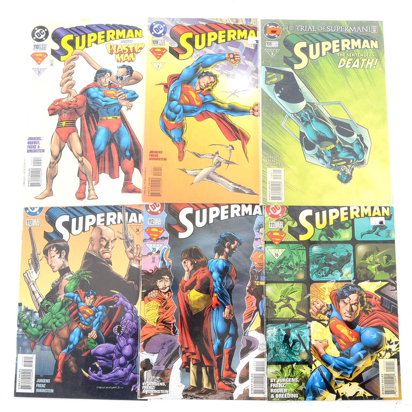 DC “Superman” Second Series With First Electric Blue Superman